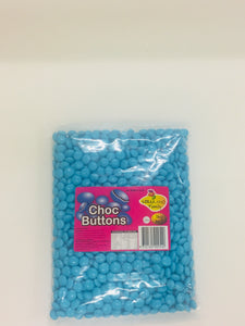 Blue Choc Buttons 1kg