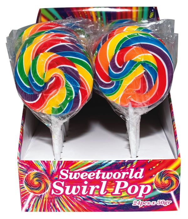 Rainbow Swirl Pop 50g
