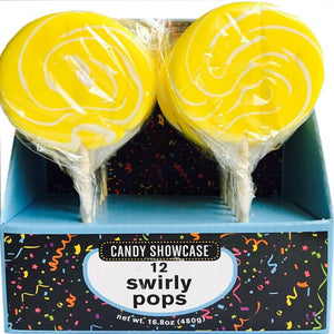 Yellow Swirl Pops 42g